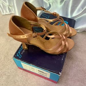 Ballroom Dance Sandals sz 2.5 English